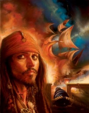  Johnny Depp As Captain Jack Sparrow