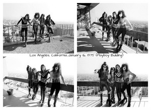  KISS ~Los Angeles, California...January 16, 1975 (Playboy Building)
