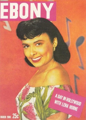  Lena Horne On The Cover Of Ebony