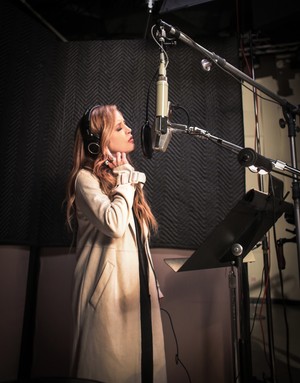 Lisa Marie In The Recording Studio