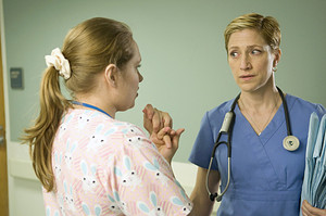 Merritt Wever as Zoey Barkow in Nurse Jackie