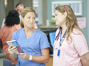 Merritt Wever as Zoey Barkow in Nurse Jackie