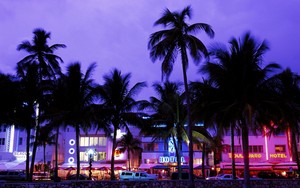  Miami South beach, pwani