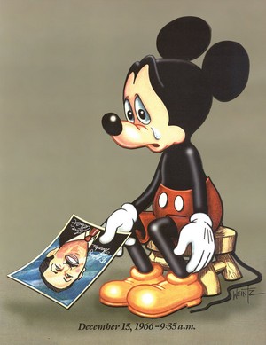 Mickey Mouse grieving Walt Disney 