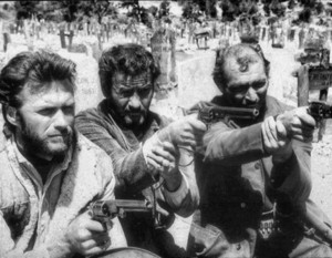 On the set of The Good, The Bad, and The Ugly 
