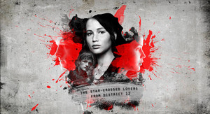  Peeta/Katniss kertas dinding - bintang Crossed Kekasih
