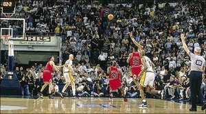  Reggie Miller's Game-Winning Three-Pointer - Game 4 1998 Eastern Conference Finals