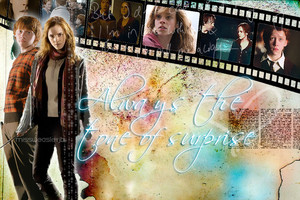  Ron/Hermione দেওয়ালপত্র - Always The Tone Of Surprise