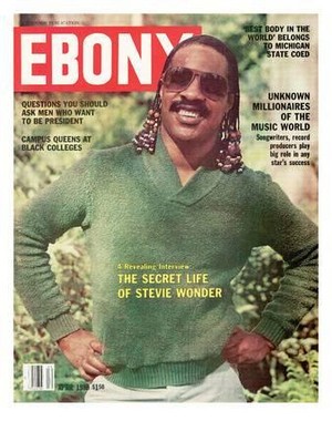  Stevie Wonder On The Cover Of Ebony