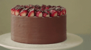  morango chocolate Cake