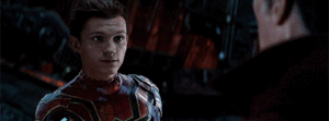 Tom Holland as Peter Parker/Spider-Man in Avengers: Infinity War  