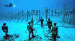  Underwater 벽 Art