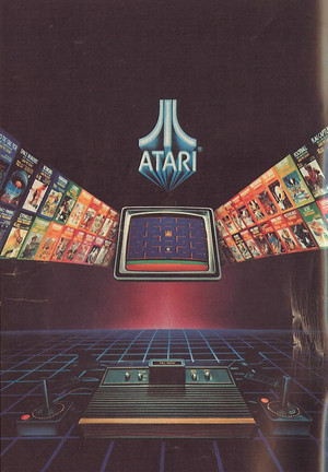  Vintage Promo Ad Atari Video Game Consul