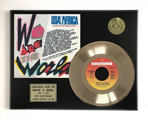 1985 Release, We Are The World, Gold Record