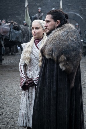 8x01 ~ Winterfell ~ Aegon and Daenerys