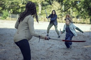  9x14 ~ Scars ~ Michonne, Linus and Gina