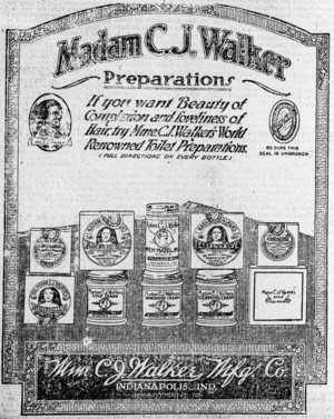  A Vintage Madame C.J. Walker Newspaper Ad