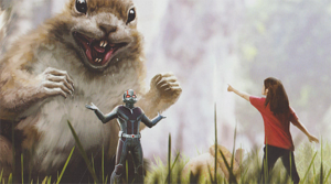  Ant-Man And The guêpe concept art of Scott and Cassie Lang