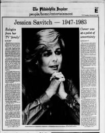  artigo To The Passing Of Jessica Savitch