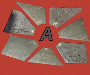  Avengers Endgame handprints ~TCL Chinese Theatre in Los Angeles (April 23, 2019)
