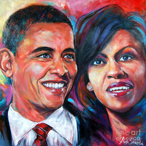  Barack And Michelle Obama