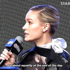  Brie Larson at the Avengers Endgame Asia Press Conference