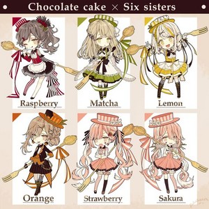  チョコレート Cake x Six Sisters