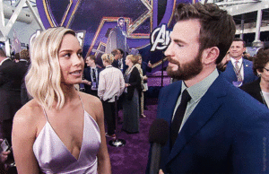  Chris Evans and Brie Larson at the Avengers Endgame world premiere in LA - April 22nd, 2019
