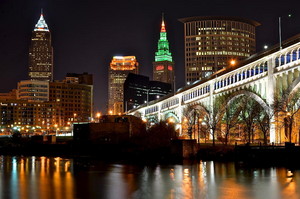  Cleveland At Night