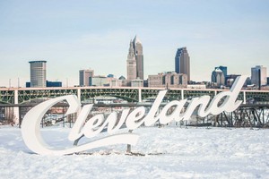  Cleveland Marquee In Winter