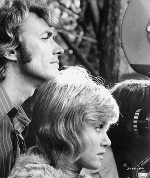  Clint Eastwood and Donna Mills on the set of Play Misty for Me 1971