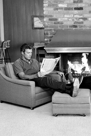 Clint Eastwood photographed at home by Larry Barbier Jr (1960s)