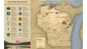  Current Tribal Lands Map and Native Nations Facts Wisconsin