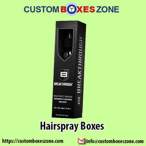  Customized Hairspray Packaging Boxes Wholesale