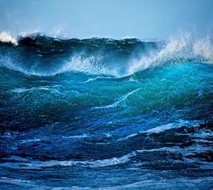  Cyrstal Blue Ocean Waves