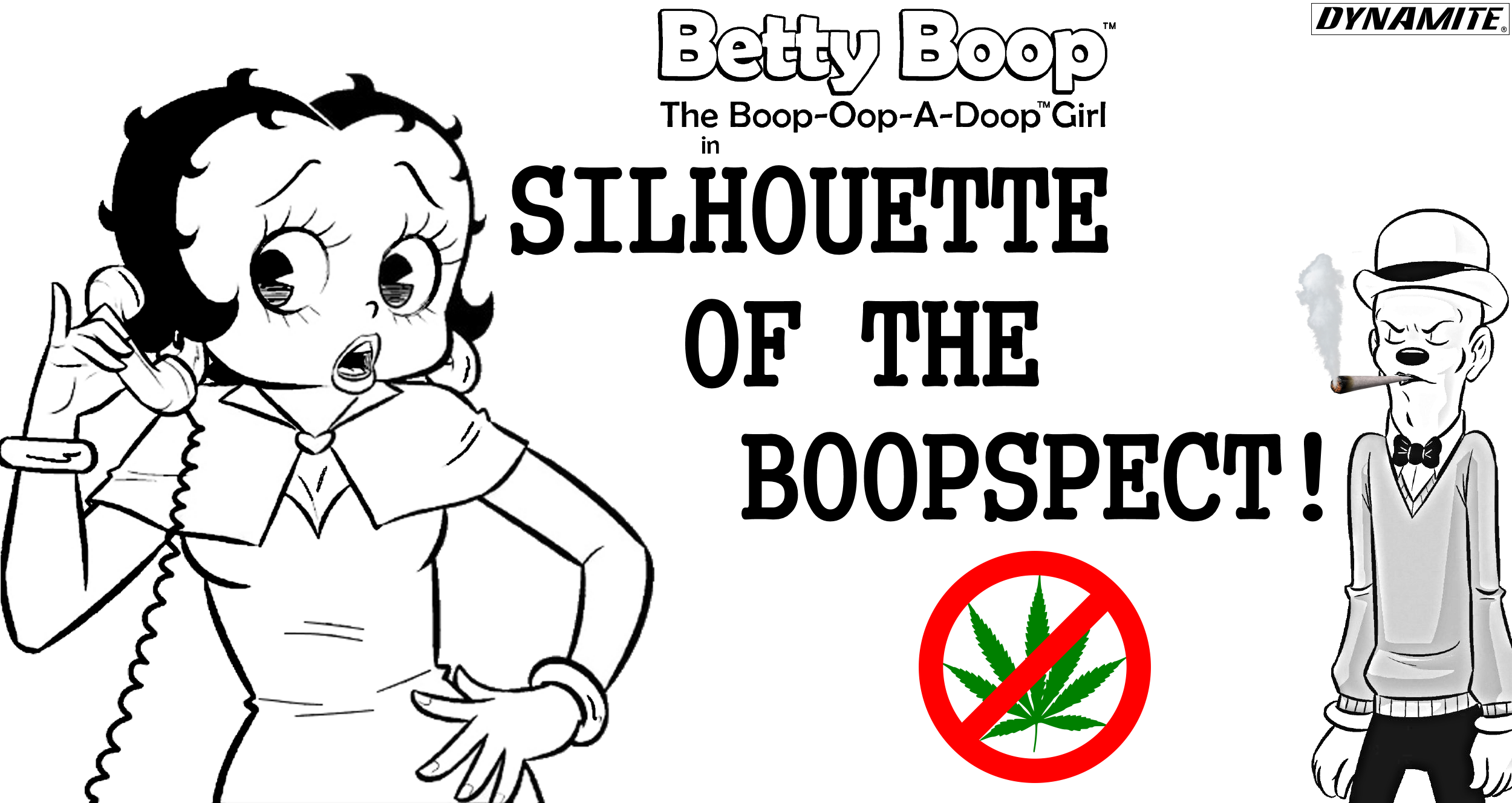 Dynamite Comics - Betty Boop in Silhouette of the Boopspect!