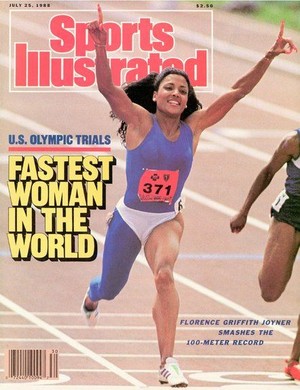  Florence. Griffith-Joyner On The Cover Of Sports Illustrated