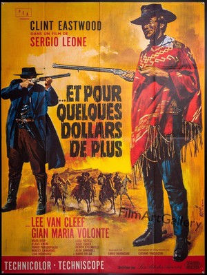  For A Few Dollars еще (French Vintage Movie Poster)