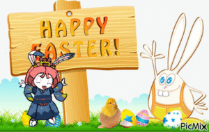  Happy Easter from Tokugawa Usako