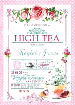 High Tea Invite 🌺