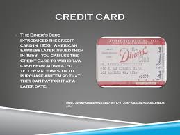  History Of The Credit Card