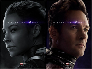 Hope and Scott ~Avengers: Endgame character posters