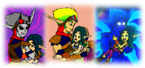  Jak 3 and Keira Hagai Dark and Light Forever.png