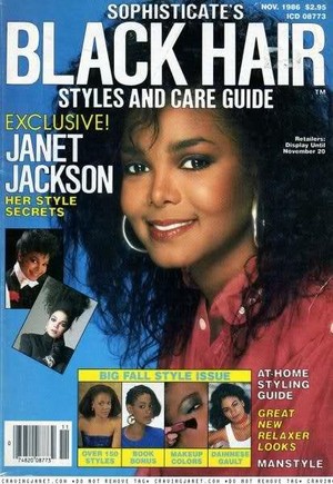  Janet Jackson On The Cover Of Black Hair Magazine