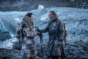  Jorah Mormont and Jon Snow in 'Beyond the Wall'