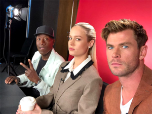  Kicking off @avengers press tour in LA with these legends