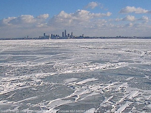  Lake Erie 겨울왕국