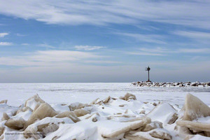  Lakeview пляж, пляжный In The Winter