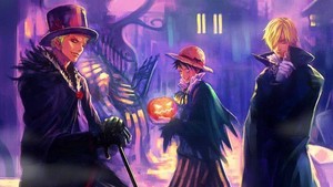  Monster trio on Halloween