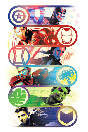  Official promotional art for Avengers: Endgame